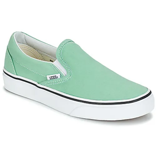 Vans  CLASSIC SLIP-ON  women's Slip-ons (Shoes) in Green