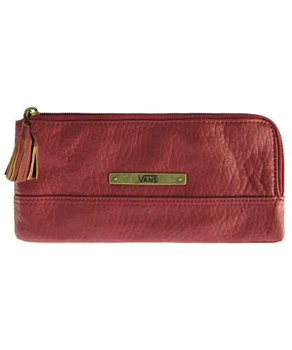Vans Clover Burgundy Womens Leather Wallet VX3U43S - One Size