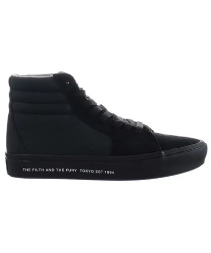 Vans ComfyCush SK8-Hi x Neighborhood Mens Black Shoes Leather