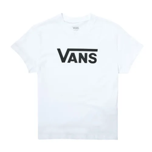 Vans  FLYING V SS  girls's Children's T shirt in White