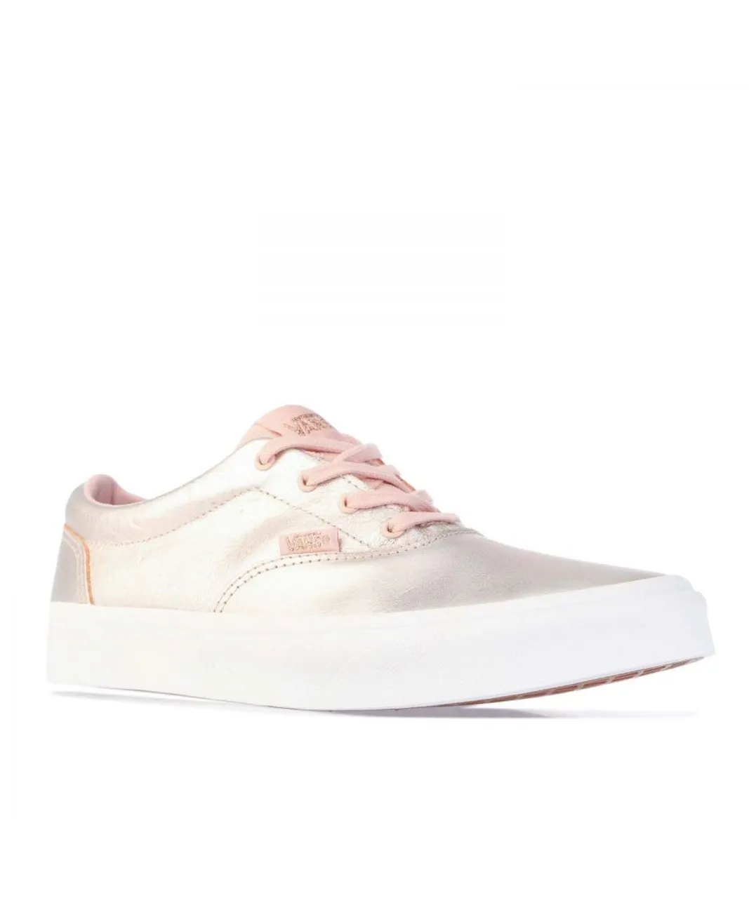 Vans Girls Girl's Junior Doheny Trainers in Rose Gold Canvas