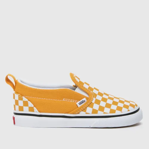 Vans Gold Classic Slip-on Toddler Trainers