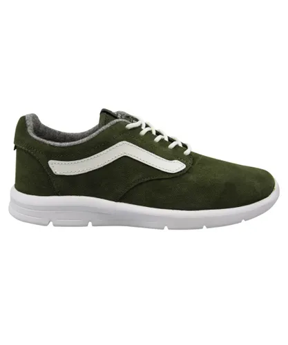 Vans LXVI Off The Wall Iso 1.5 Denim Green Suede Lace Up Unisex Trainers XB8JBD Leather
