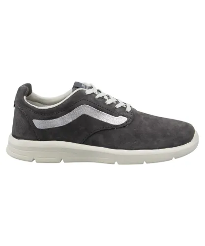 Vans LXVI Off The Wall Iso 1.5 Grey Suede Low Lace Up Unisex Trainers XB8GZW Leather