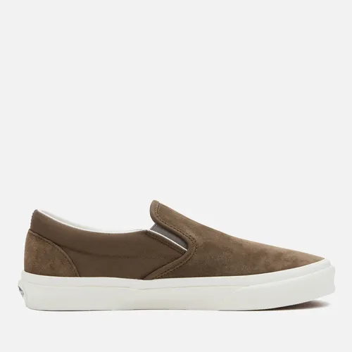 Vans Men's Classic Suede and Canvas Slip On Trainers - UK