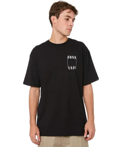 Vans Mens Crescent T-Shirt in Black Jersey