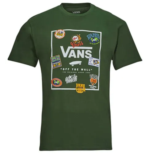 Vans  MN CLASSIC PRINT BOX  men's T shirt in Green