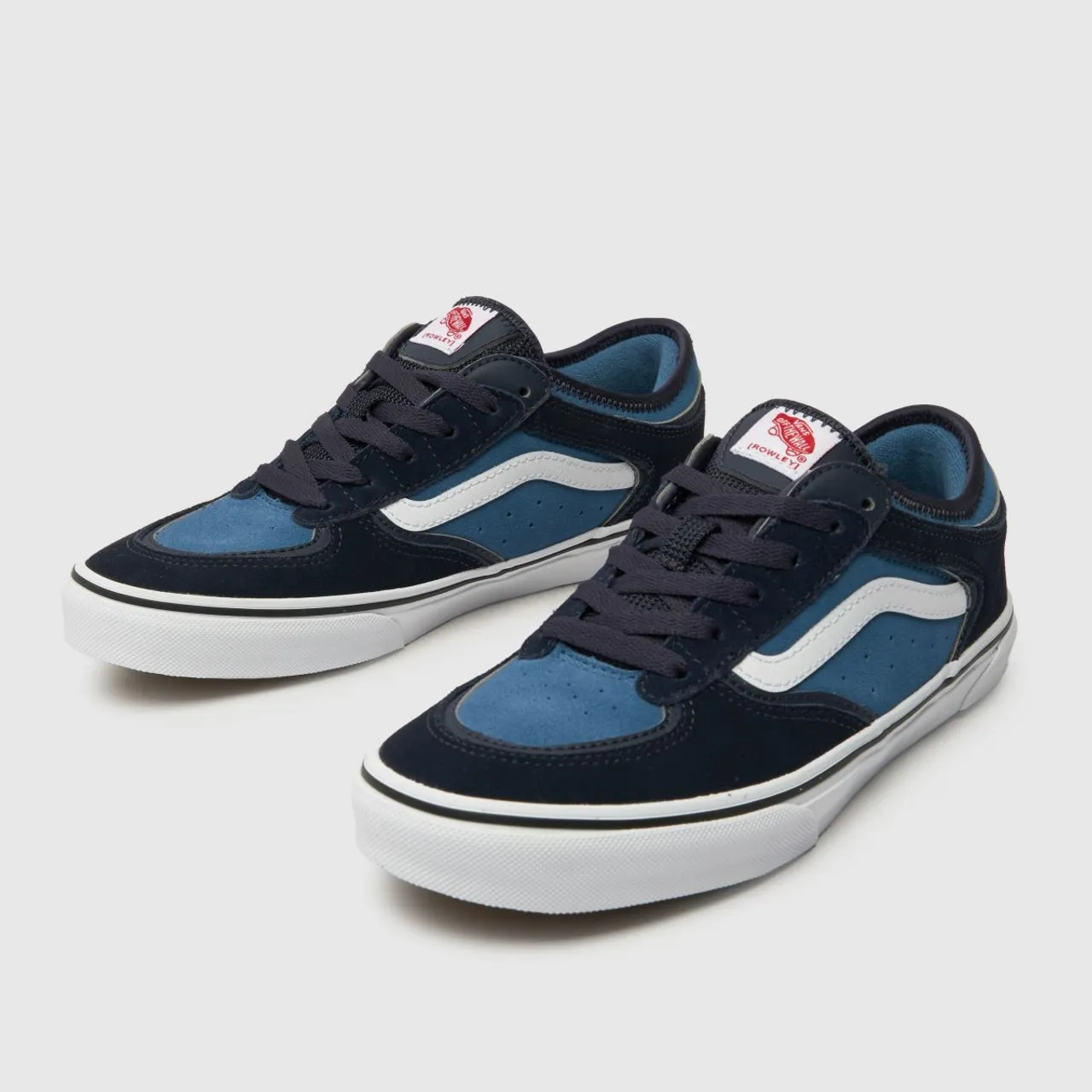 Vans Navy & White Rowley Classic Boys Youth Trainers