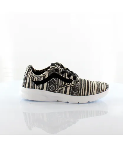 Vans Off The Wall Iso 2 Black White Textile Mens Trainers 184HYC