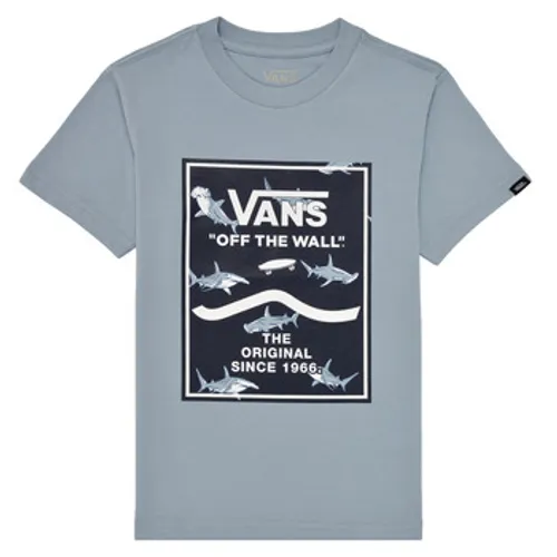 Vans  PRINT BOX 2.0 SS  boys's Children's T shirt in Blue