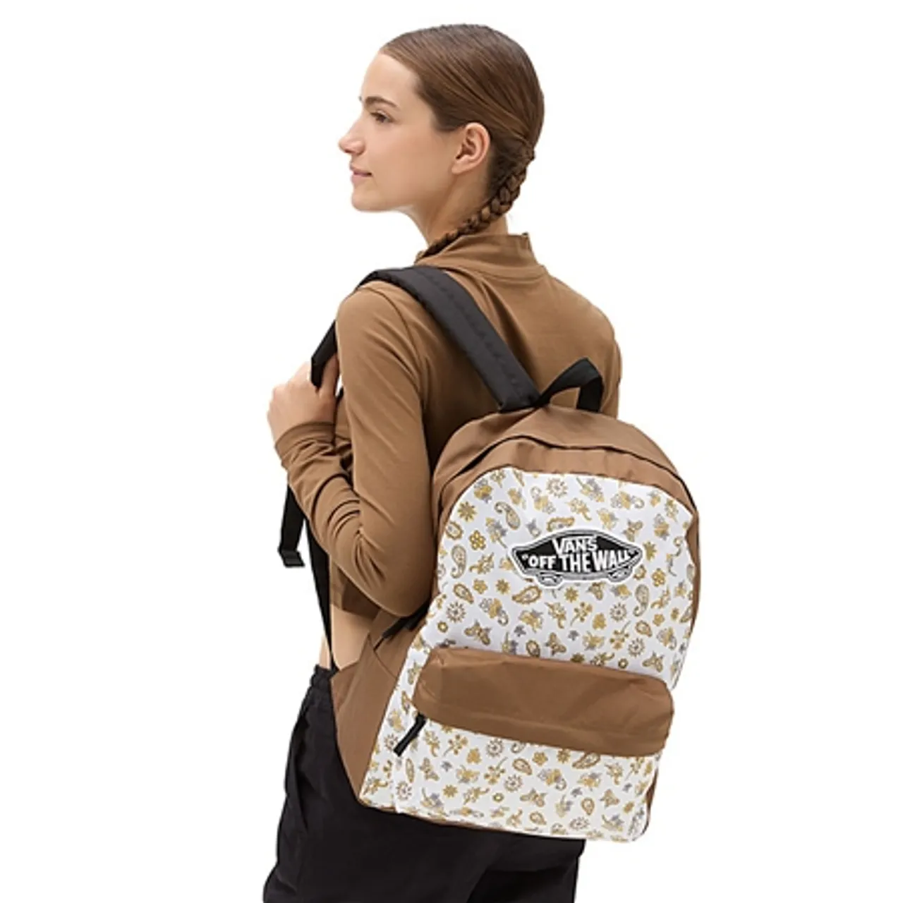 Vans Realm 22L Backpack - Marshmallow & Sepia - O/S