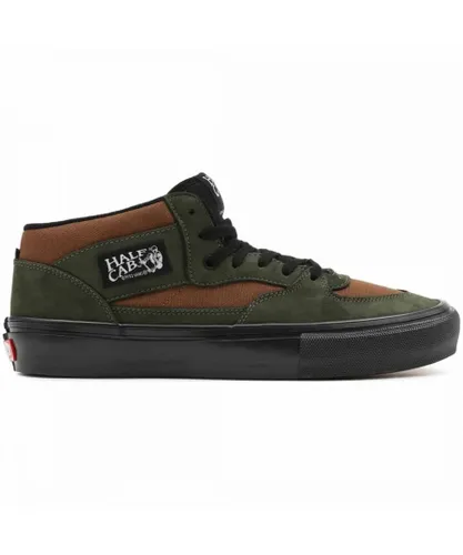 Vans Skate Half Cab Green Mens Shoes Leather (archived)