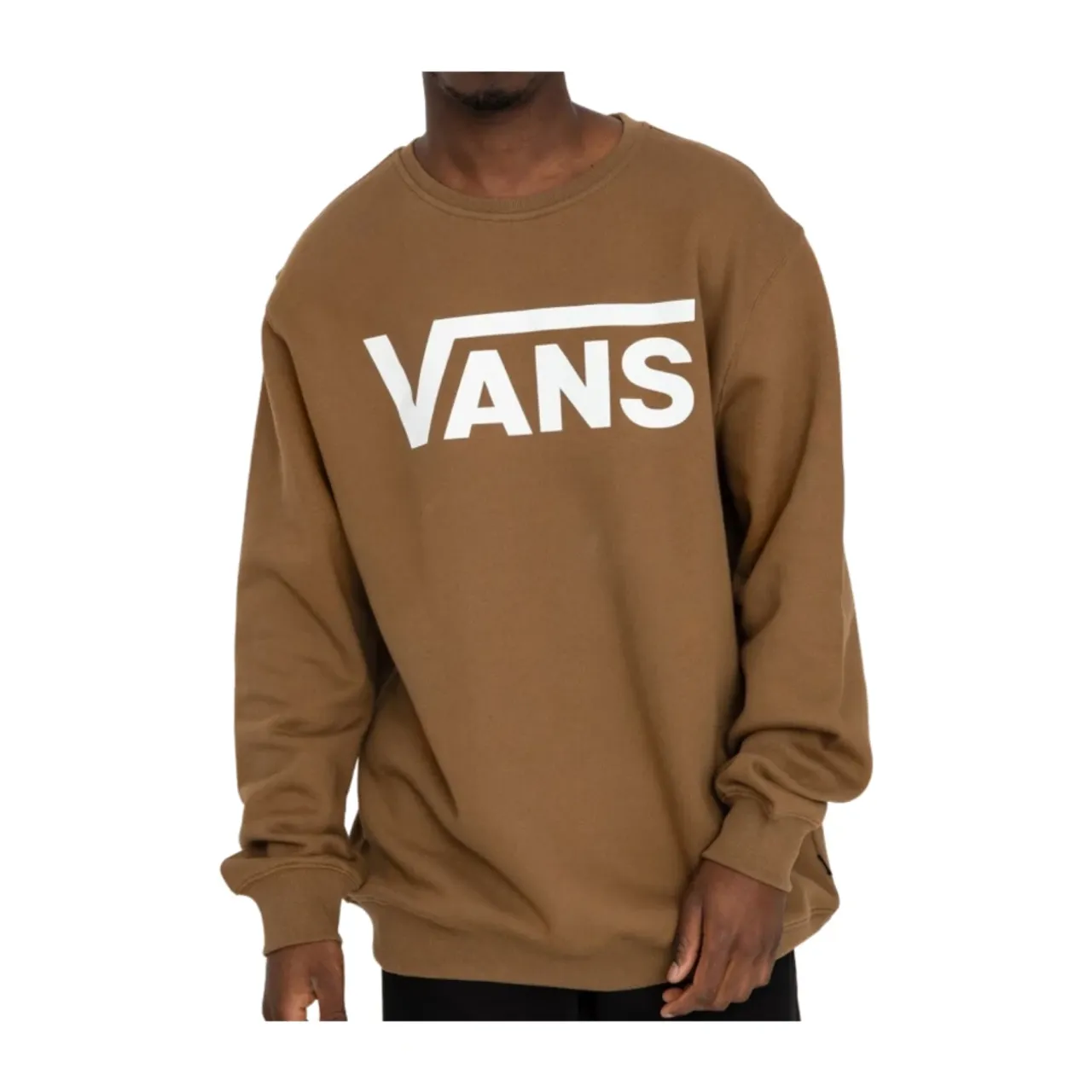 Vans , Stylish Sweatshirt ,Brown male, Sizes: