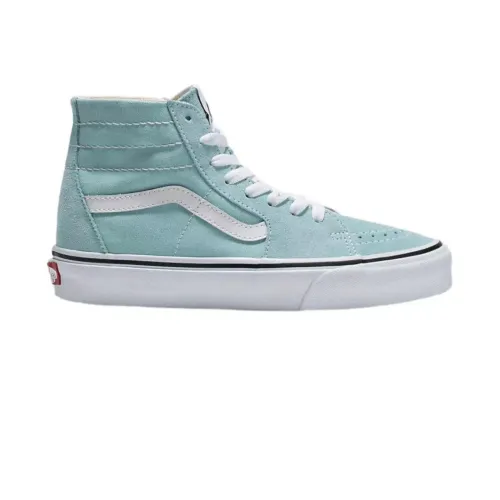 Vans , Tapered Canvas High-Top Sneakers ,Blue female, Sizes:
