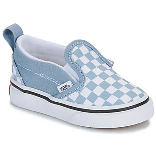 Vans  TD Slip-On V COLOR THEORY CHECKERBOARD DUSTY BLUE  boys's Children's Slip-ons (Shoes) in Blue
