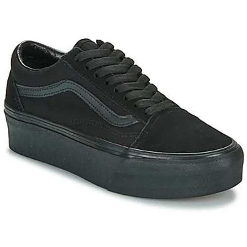 Vans  UA Old Skool Stackform SUEDE/CANVAS BLACK/BLACK  women's Shoes (Trainers) in Black