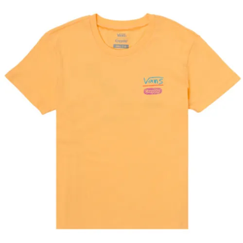 Vans  VANS X CRAYOLA CREW  girls's Children's T shirt in Yellow