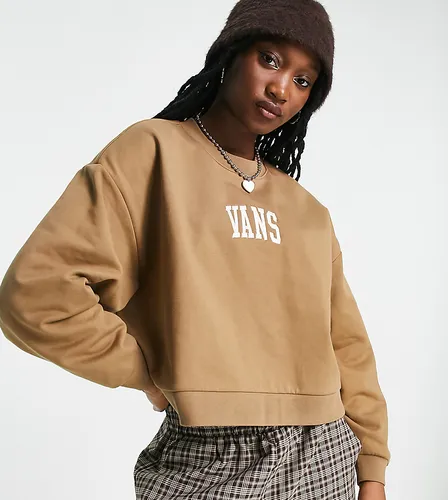 Vans Varsity sweatshirt in brown Exclusive at ASOS