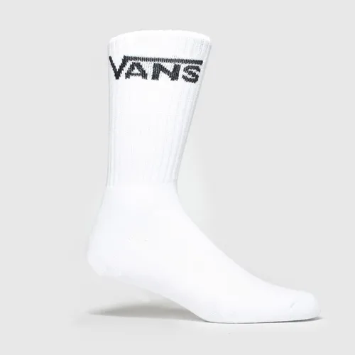 Vans White & Black Classic Crew Sock 3 Pack
