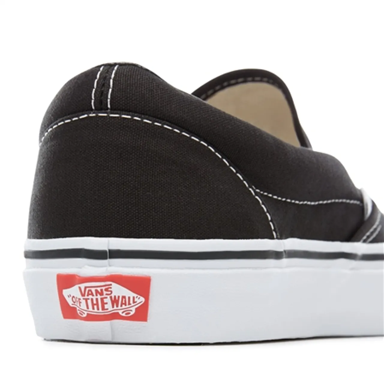 Vans Womens Classic Slip-On Shoes - Black - UK 4 (EU 36.5)