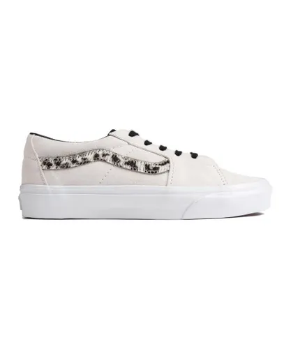 Vans Womens Sk8-low Trainers - White Suede