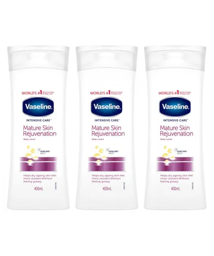 Vaseline Unisex Intensive Care Body Lotion Mature Skin 400ml, 3 Pack - Cream - One Size