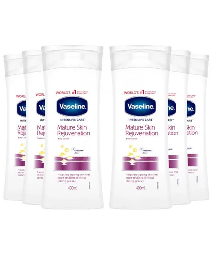 Vaseline Unisex Intensive Care Body Lotion Mature Skin 400ml, 6 Pack - Cream - One Size