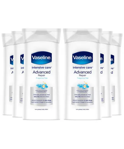 Vaseline Womens Advanced Repair Body Lotion, Intensive Care, 400ml, 6 Pack - NA - One Size