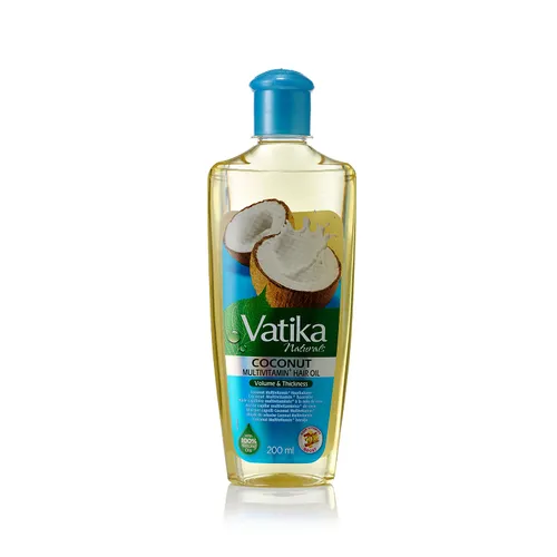 Vatika Naturals Coconut Enriched Hair Oil 100% Natural Oils