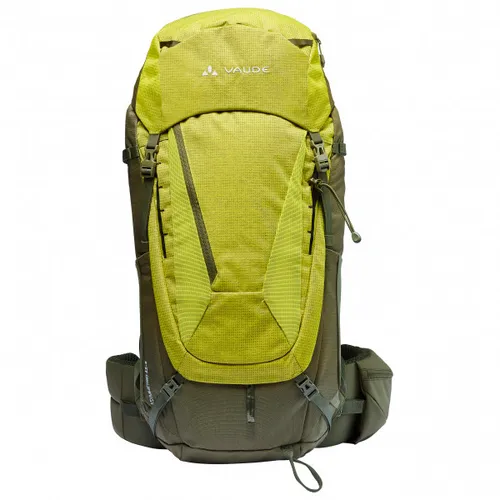 Vaude - Asymmetric 42+8 - Mountaineering backpack size 42 + 8 l, olive/yellow