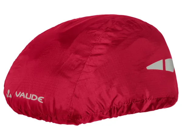 VAUDE Bicycle Helmet Rain Cover in Red - Breathable