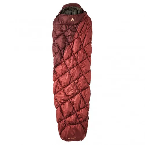 Vaude - Meglis 300 SYN - Synthetic sleeping bag size 225 x 85 x 55 cm, dark cherry