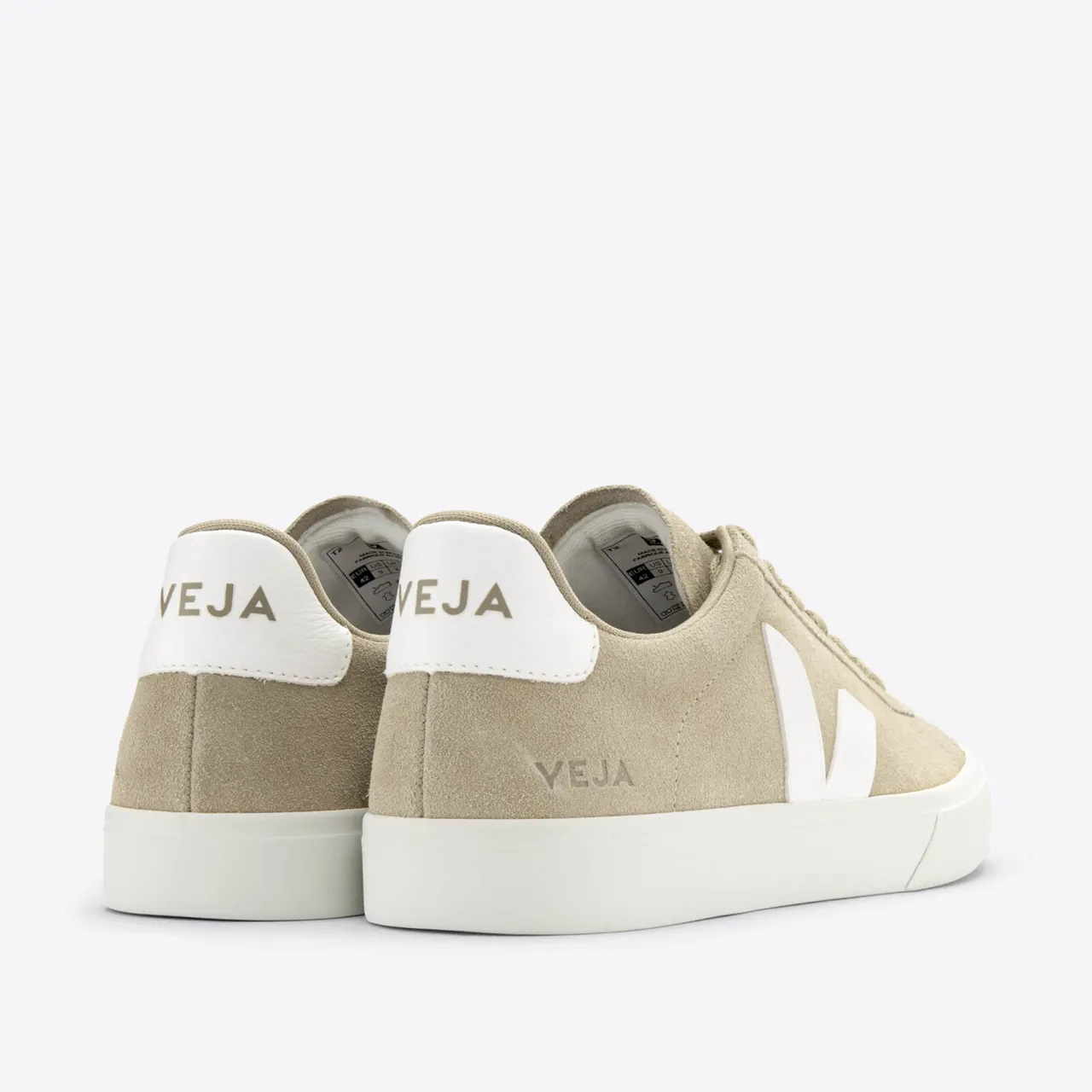 Veja Campo Leather-Trimmed Suede Trainers - UK