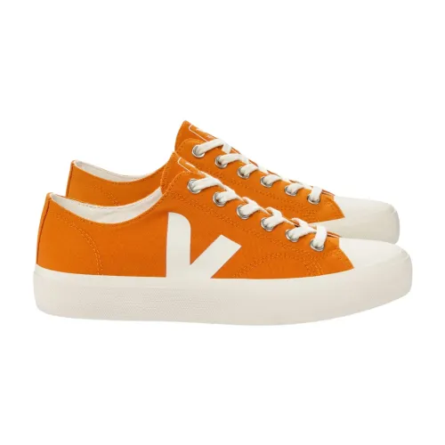 Veja , Canvas Low Top Sneakers in Canyon Pierre ,Orange female, Sizes: