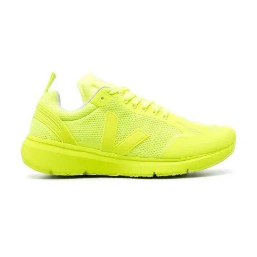Veja , Fluorescent Yellow Condor 2 Sneakers ,Green male, Sizes: