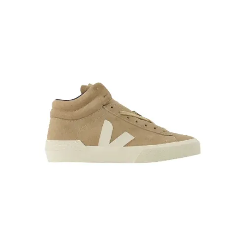 Veja , Leather sneakers ,Beige male, Sizes: