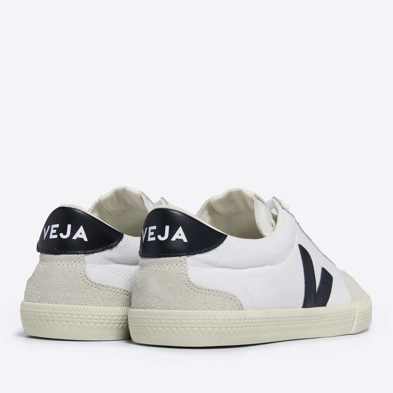 Veja Men's Volley Cotton-Canvas and Suede Trainers