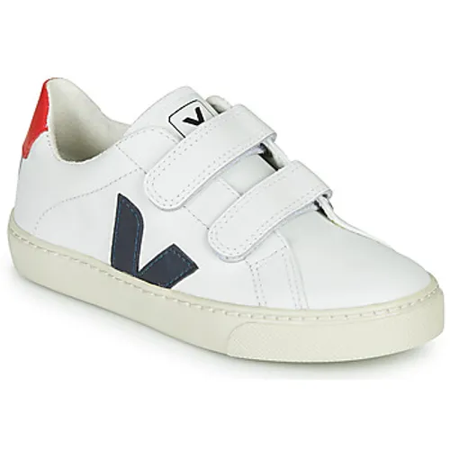 Veja  SMALL-ESPLAR-VELCRO  boys's Children's Shoes (Trainers) in White