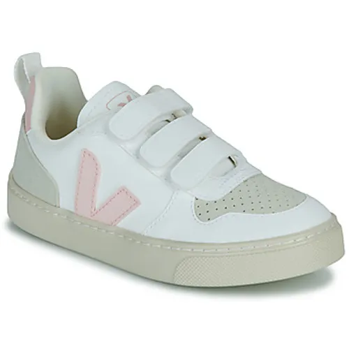Veja  SMALL V-10  girls's Children's Shoes (Trainers) in White