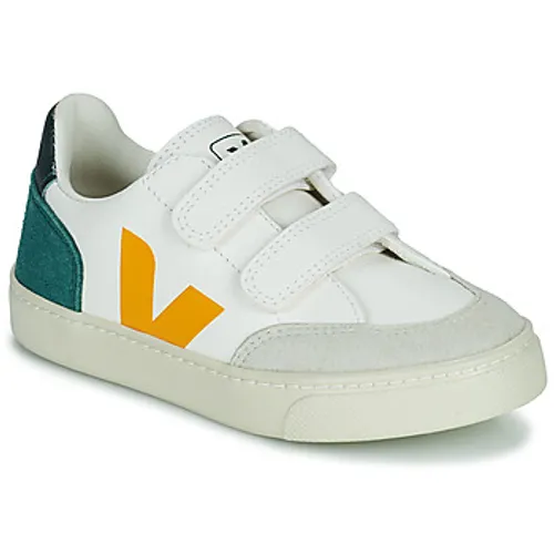 Veja  Small V-12 Velcro  boys's Children's Shoes (Trainers) in White
