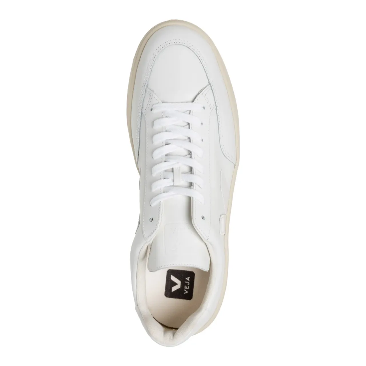 Veja , V-12 Lace-Up Plain Sneakers ,White male, Sizes: