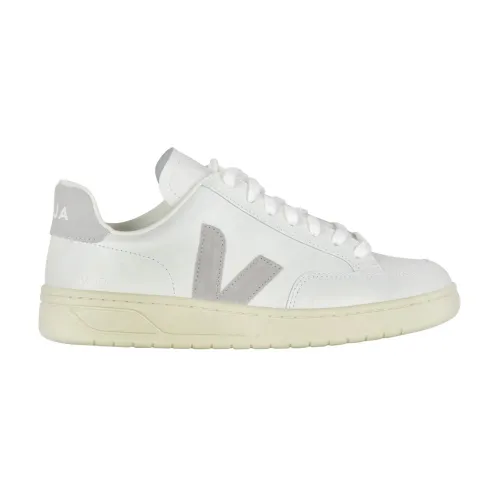 Veja , V-12 Leather Sneakers ,White female, Sizes: