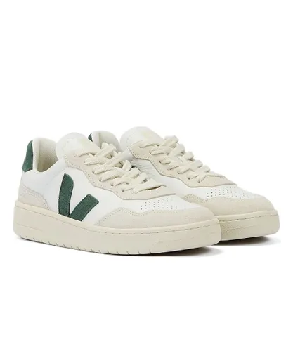 Veja V-90 Extra Cyprus WoMens White/Green Trainers Leather