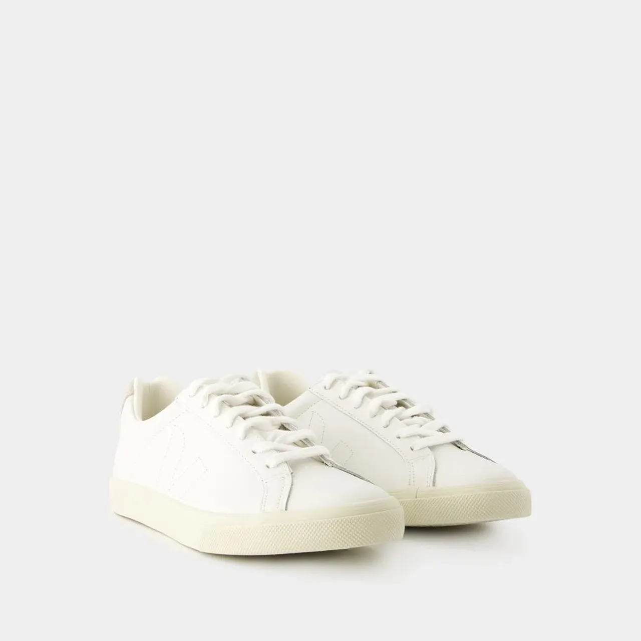 Veja , White Leather Esplar Sneakers ,White female, Sizes: