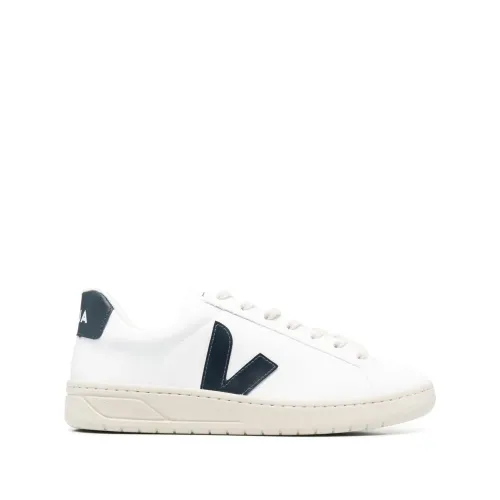Veja , White Low-Top Sneakers with Contrast Heel ,White male, Sizes: