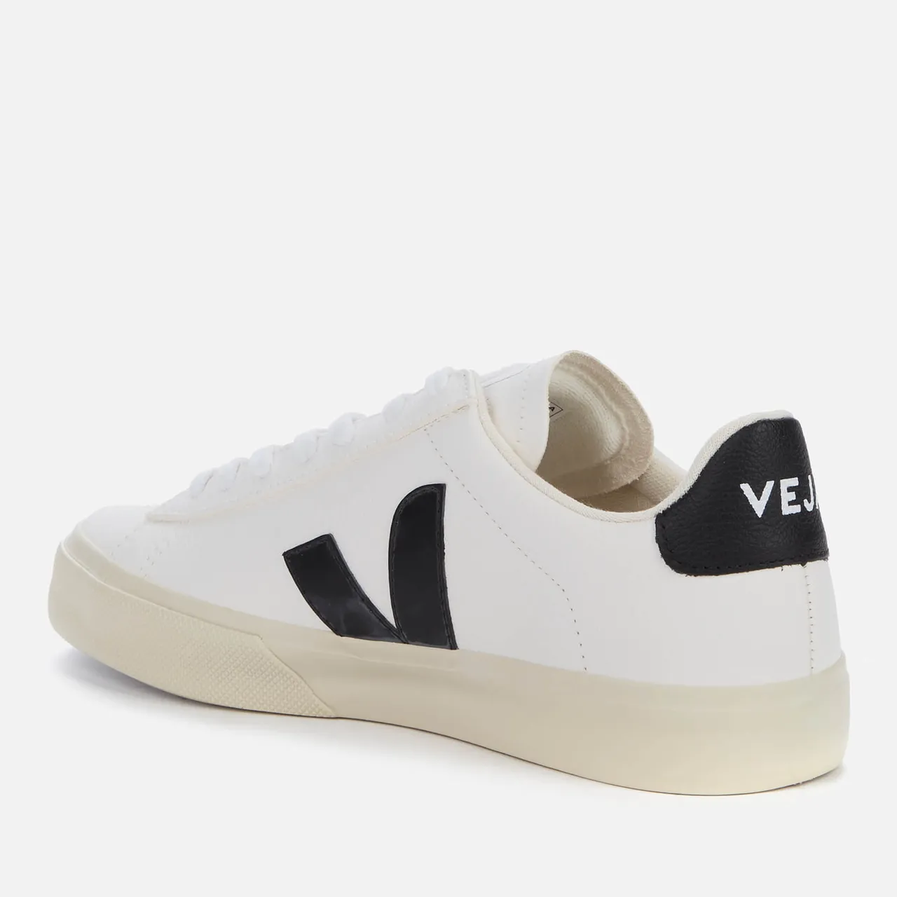 Veja Women's Campo Chrome Free Leather Trainers - Extra White/Black - UK