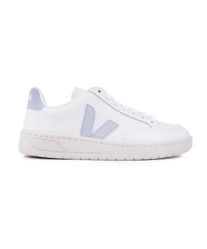 Veja Womens V-12 Leather Trainers - White