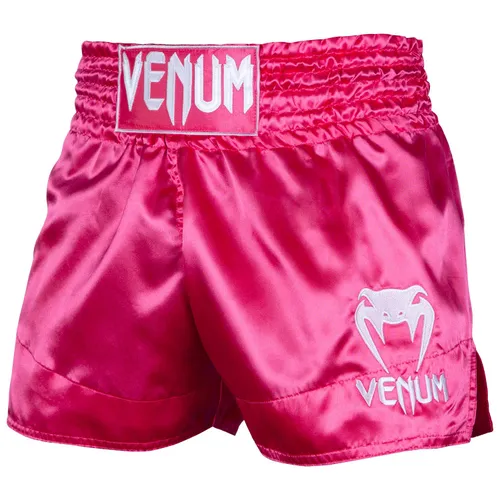 Venum Men Classic Muay Thai Shorts - Pink/White