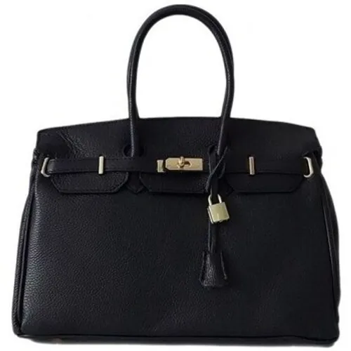 Vera Pelle  BERK65N  women's Handbags in Black