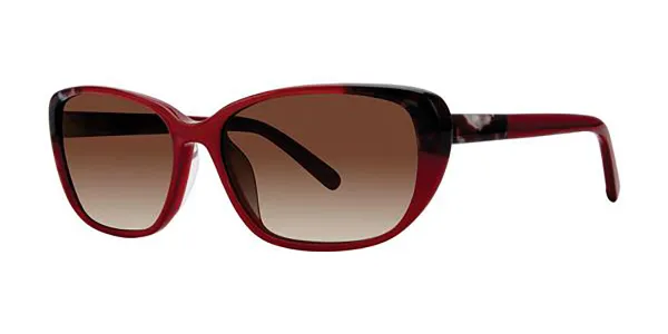 Vera Wang VAS1 Scarlet Tortoise Women's Sunglasses Red Size 56